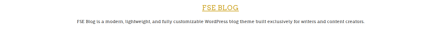 Lora in use on FSE Blog