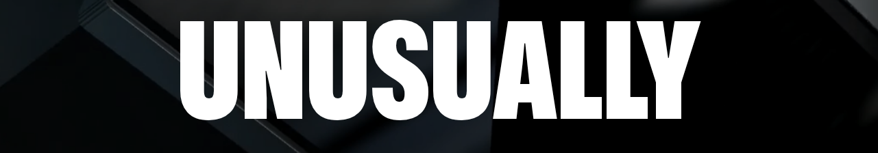 Mona Sans in use on Unusually