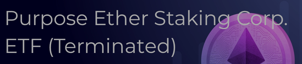 Montserrat in use on Ether Staking Corp ETF