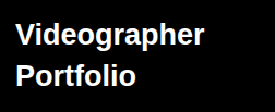 Nunito in use on Videographer Portfolio