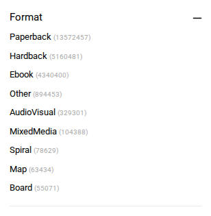 Roboto Mono in use on Search Results