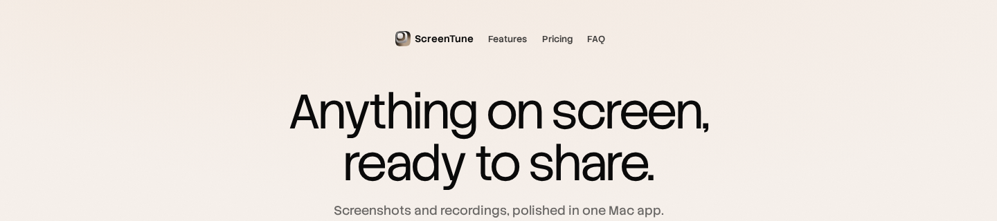 Stack Sans in use on ScreenTune