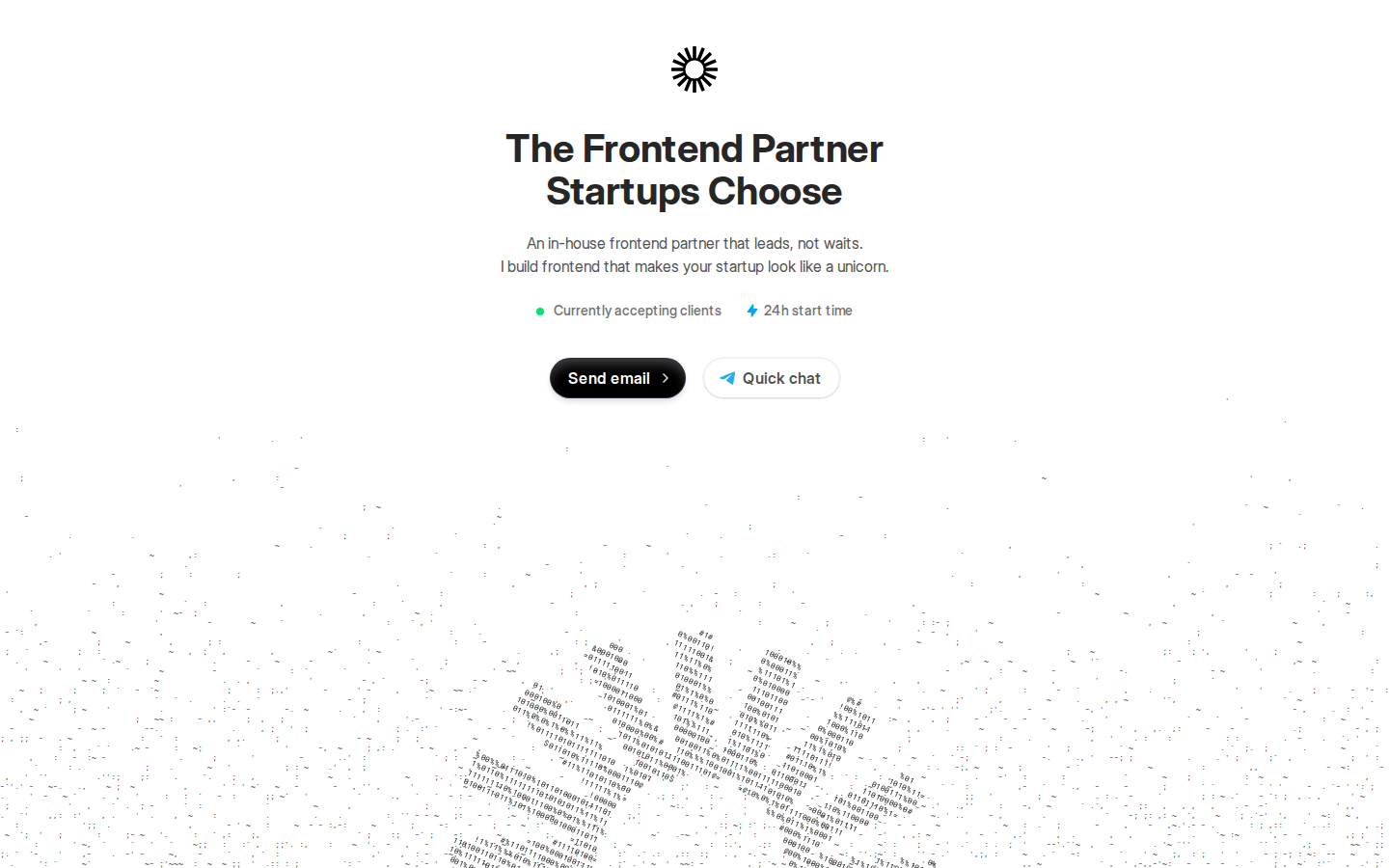 Screenshot of The Frontend Subscription Startups Choose