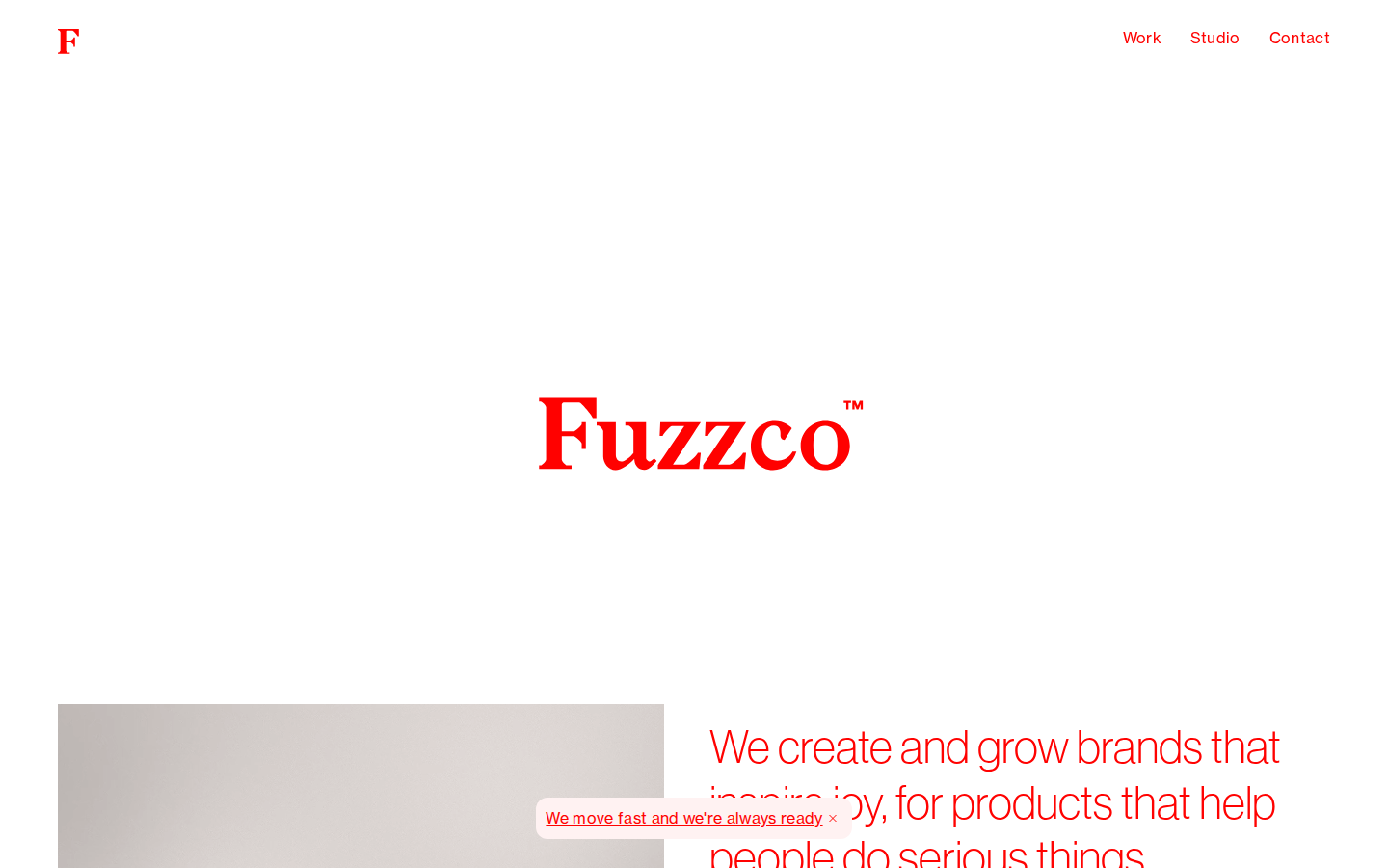 Screenshot of Fuzzco
