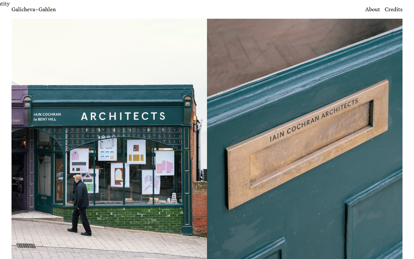 Screenshot of Iain Cochran Architects