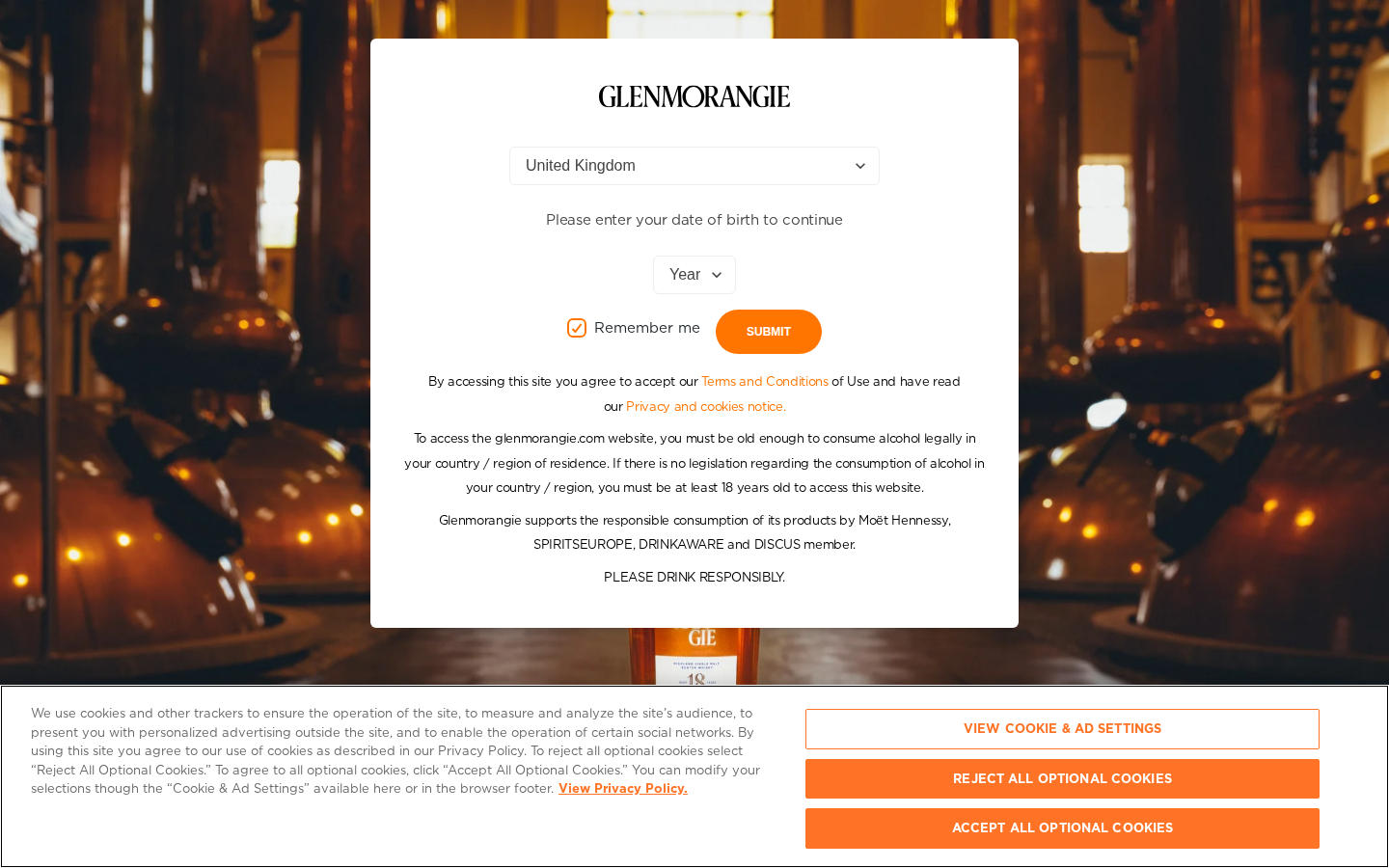 Screenshot of Glenmorangie