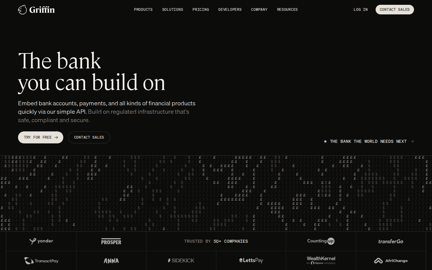 Screenshot of Griffin