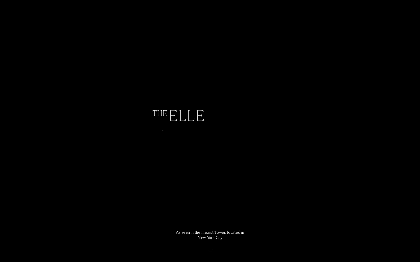Screenshot of ELLE & Esquire, The New Hollywood Photography Exhibition
