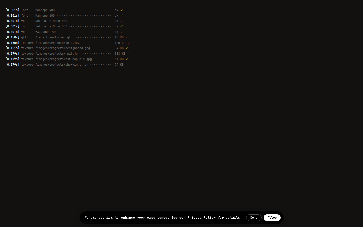 Screenshot of Hon Tran — Creative Developer