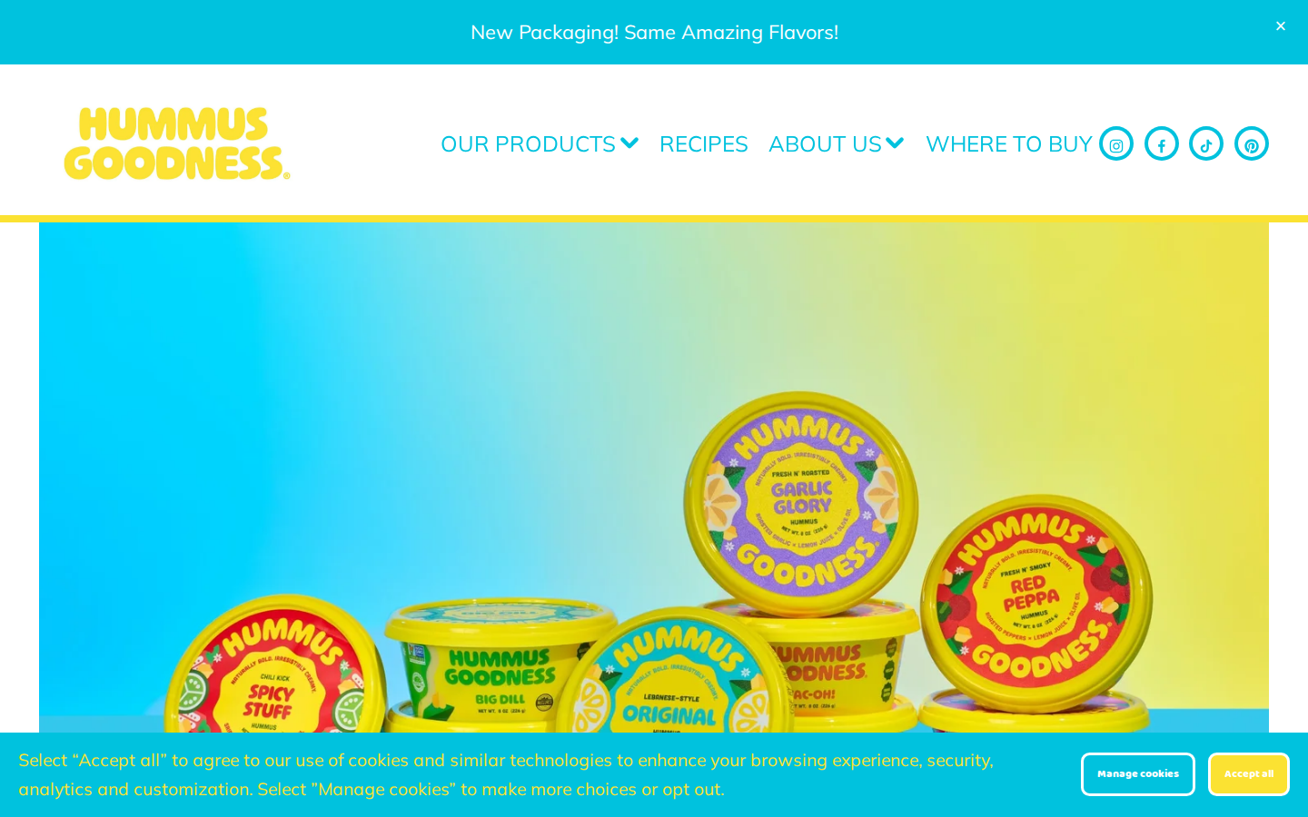 Screenshot of Hummus Goodness