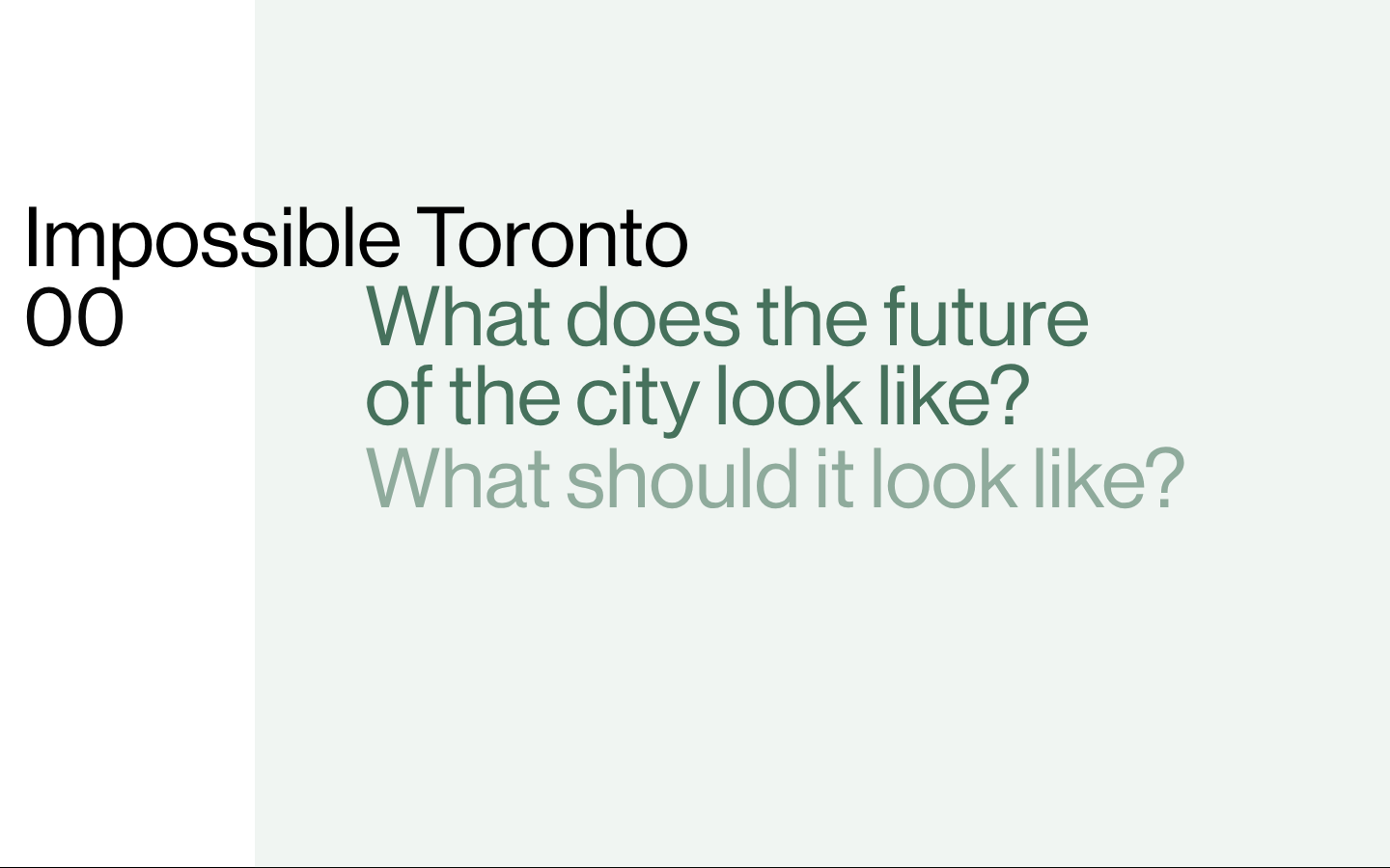 Screenshot of Impossible Toronto