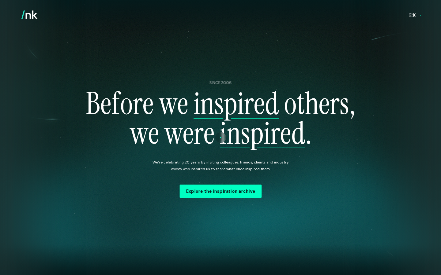 Screenshot of 20 Years Inspired by People /nk.studio