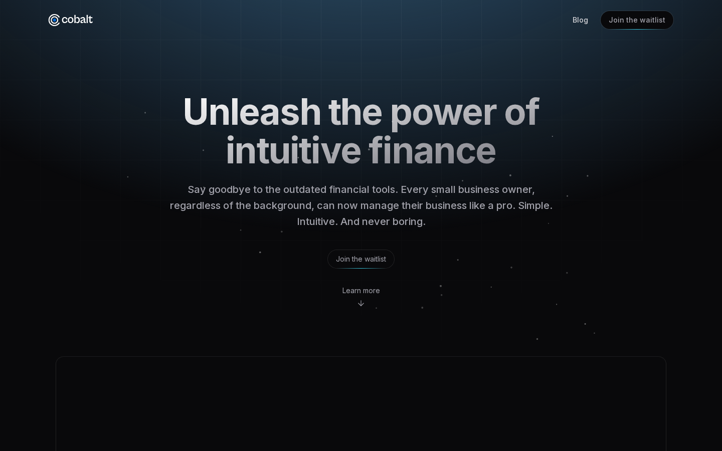 Screenshot of Cobalt