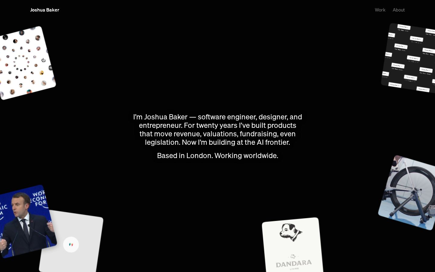 Screenshot of Joshua Baker