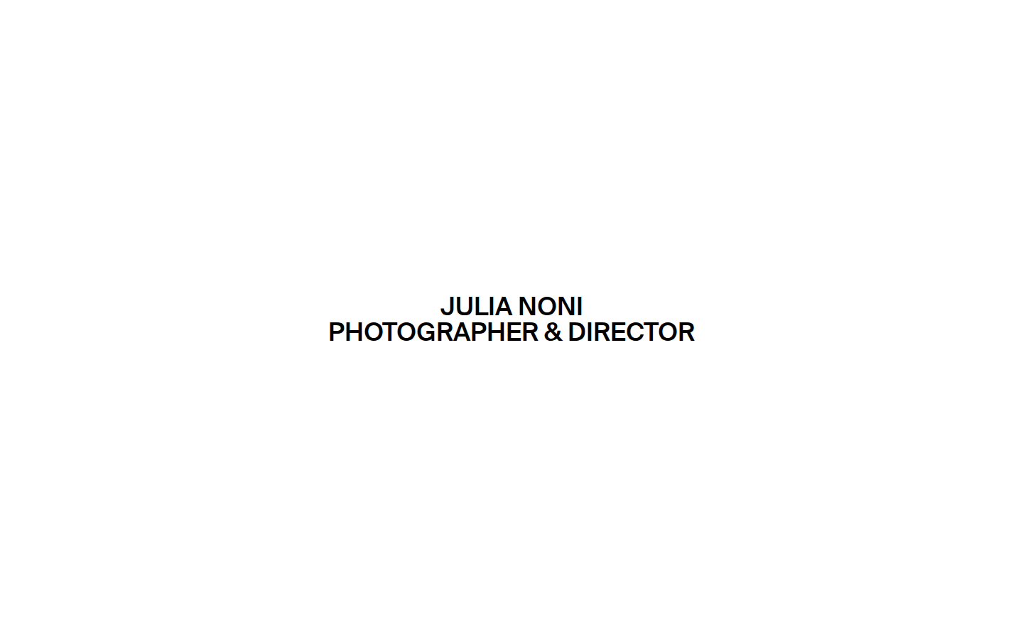 Screenshot of Julia Noni - Photographer & Director