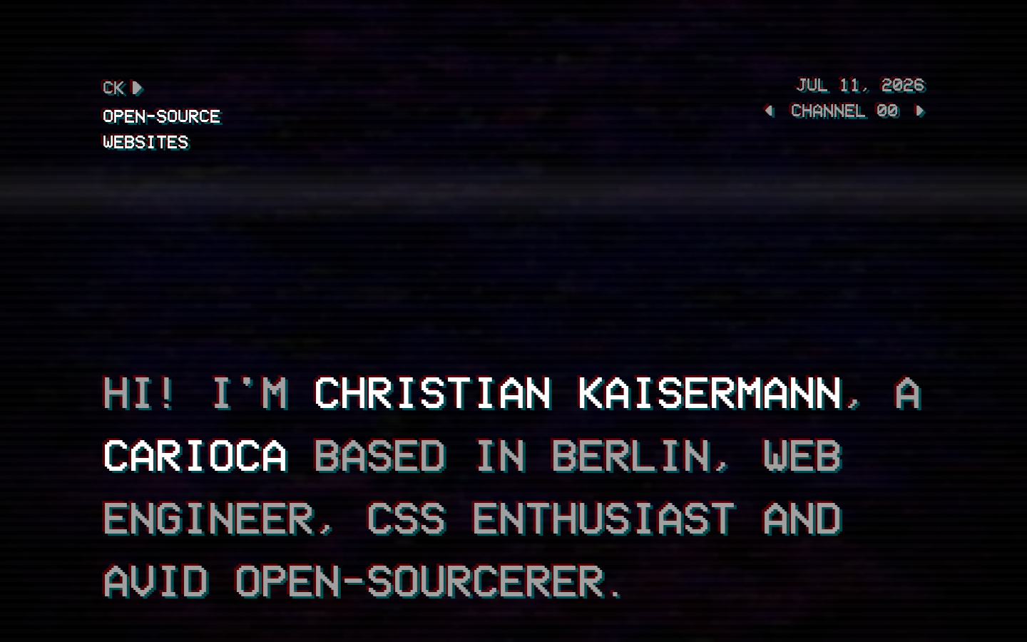 Screenshot of kaisermann