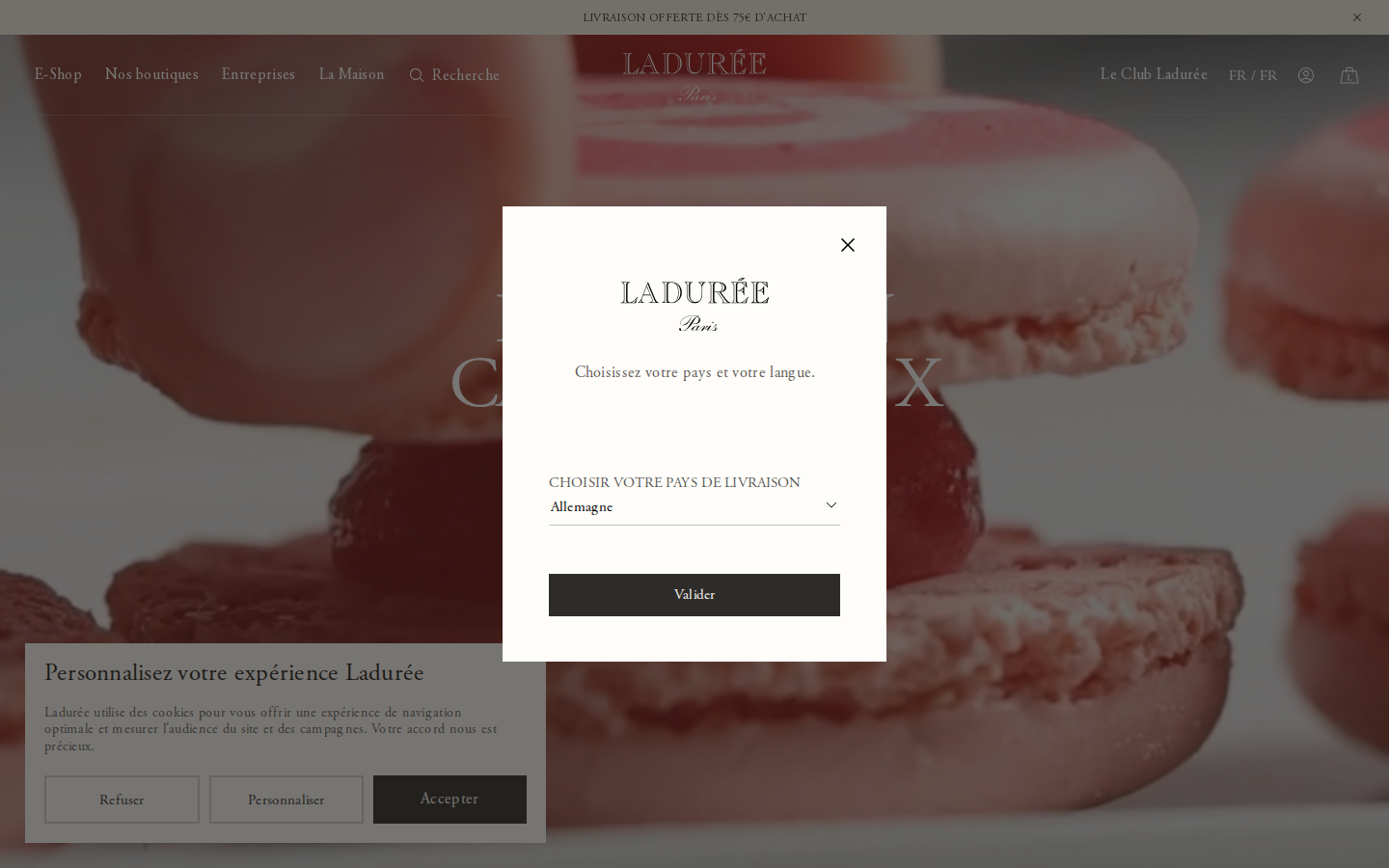 Screenshot of Ladurée