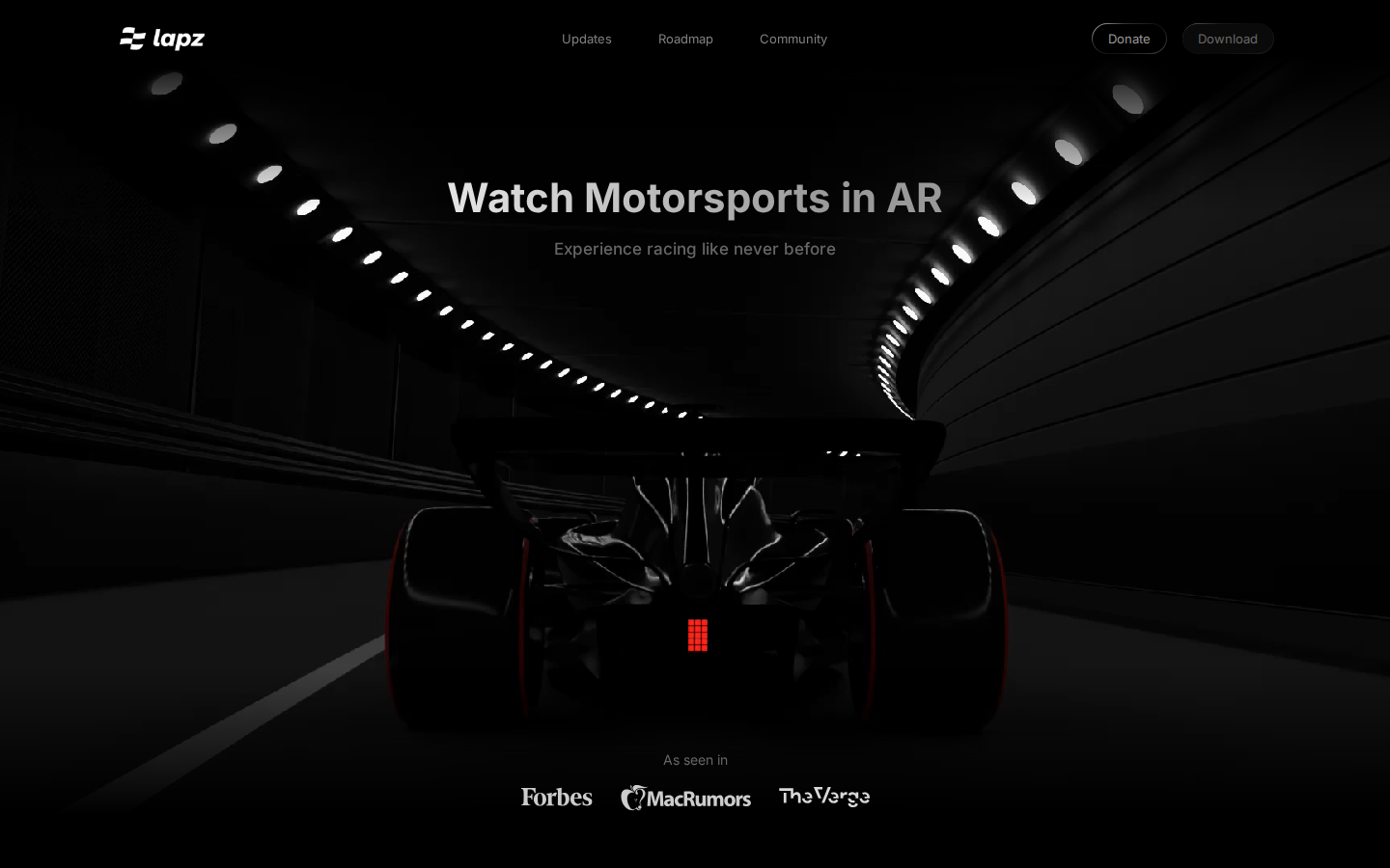 Screenshot of Lapz: Watch F1® Races in Apple Vision Pro