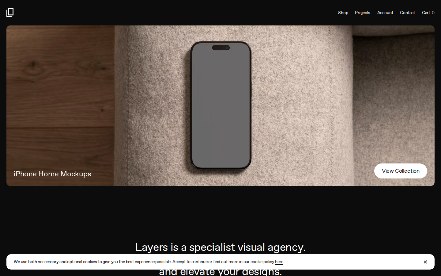 Screenshot of Layers Design