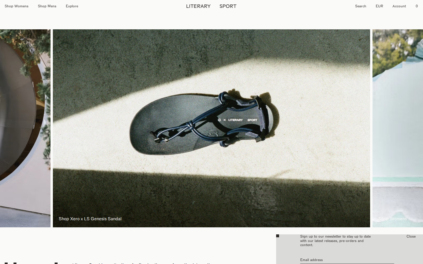Screenshot of Literary SportLiterary Sport LogoLiterary Sport LogoLiterary Sport Logo