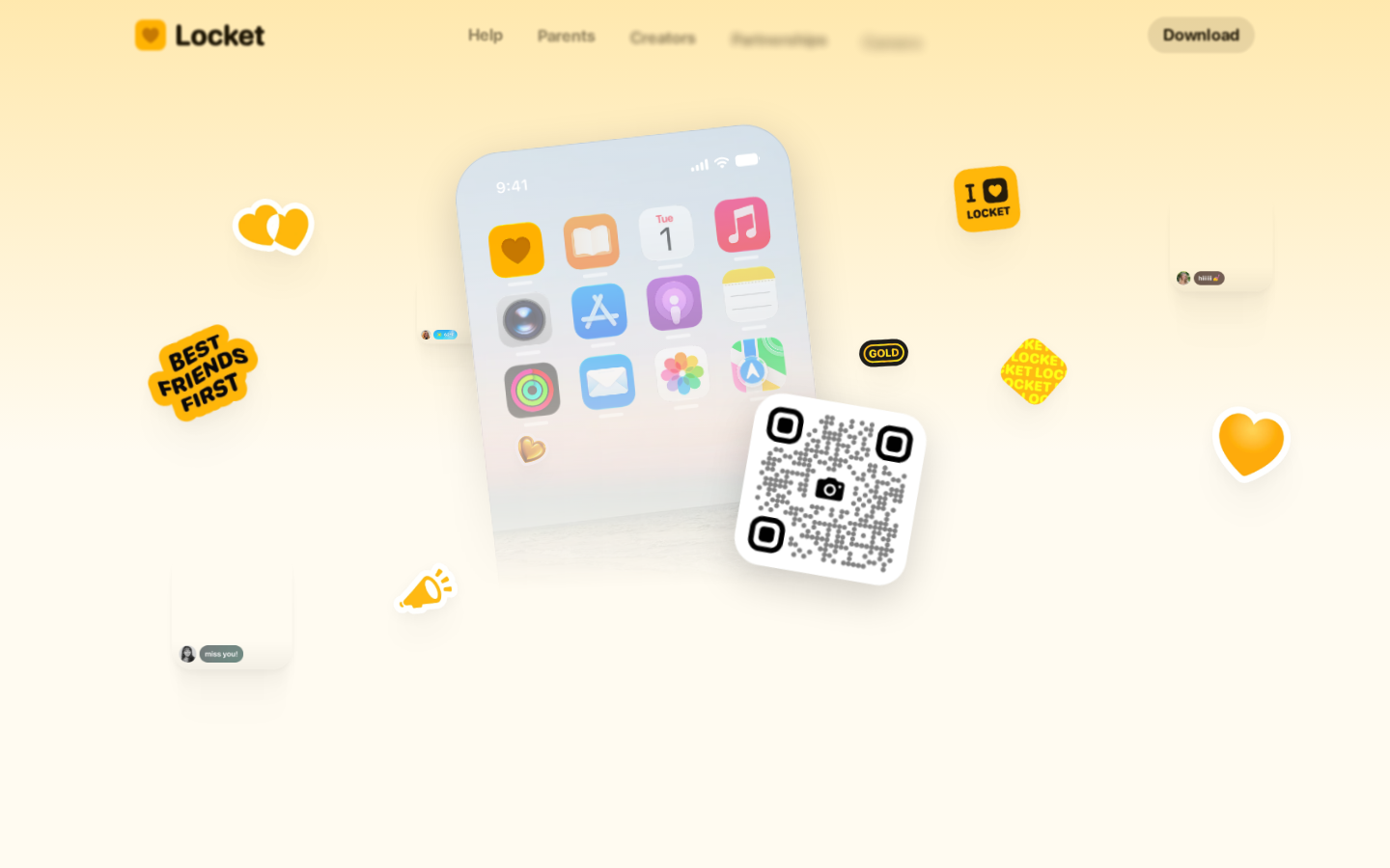 Screenshot of Locket