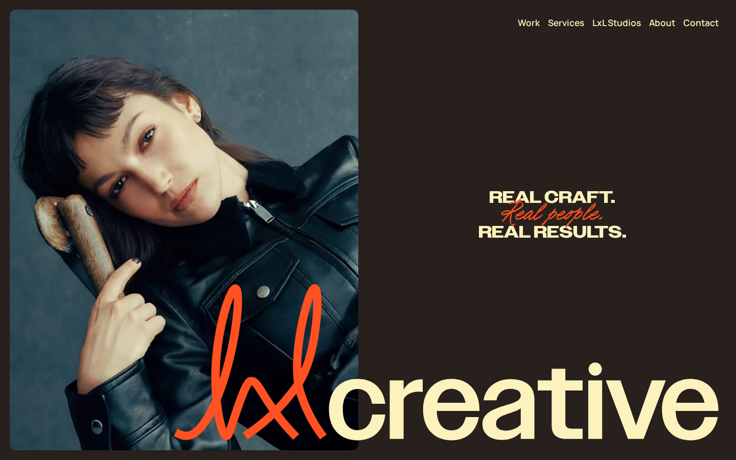 Screenshot of LxL Creative