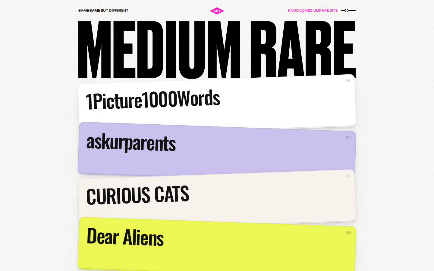 Screenshot of MEDIUM RARE