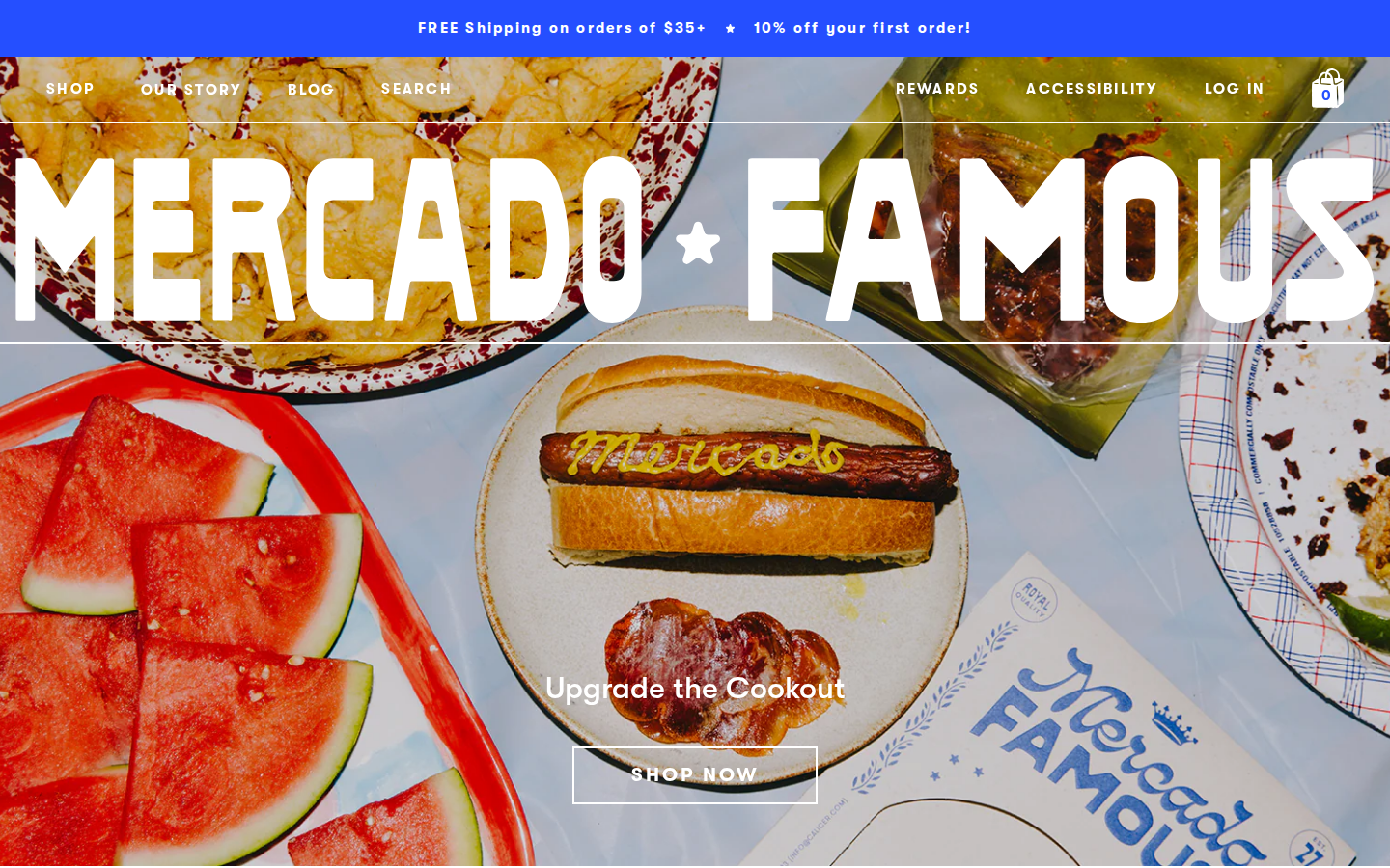 Screenshot of Mercado Famous