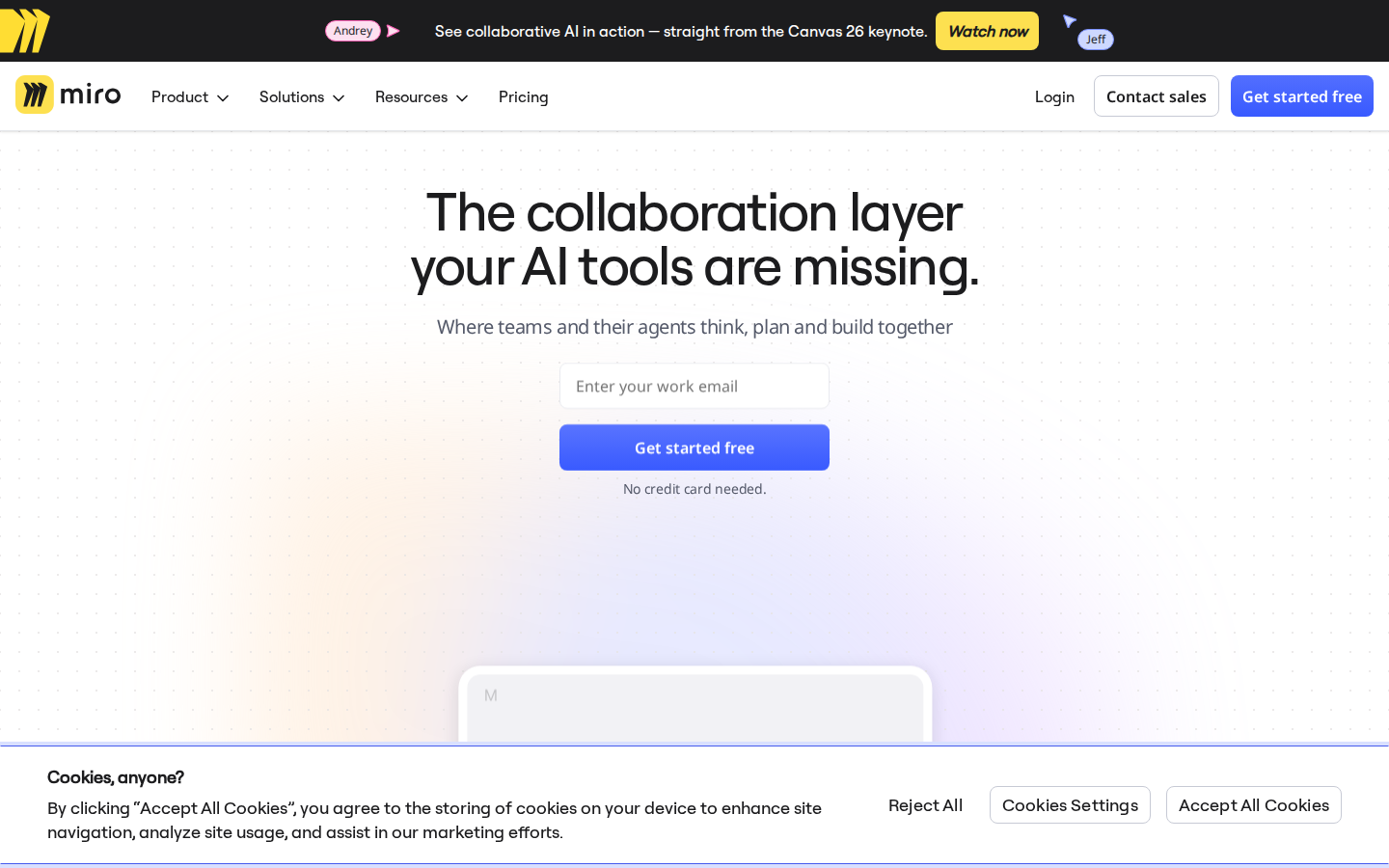 Screenshot of AI Innovation Workspace