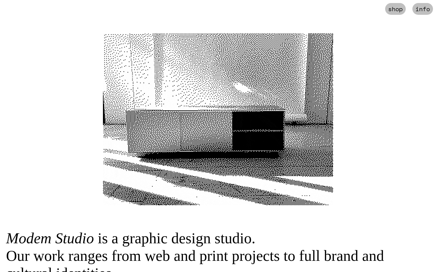 Screenshot of Modem Studio