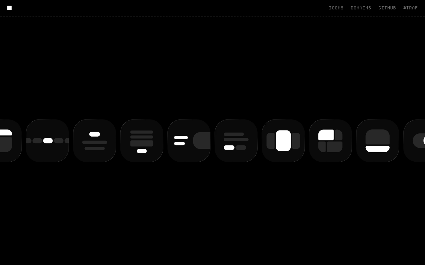Screenshot of Modules
