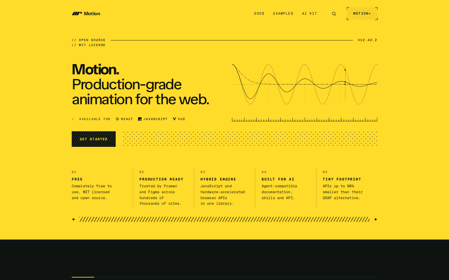 Screenshot of Motion