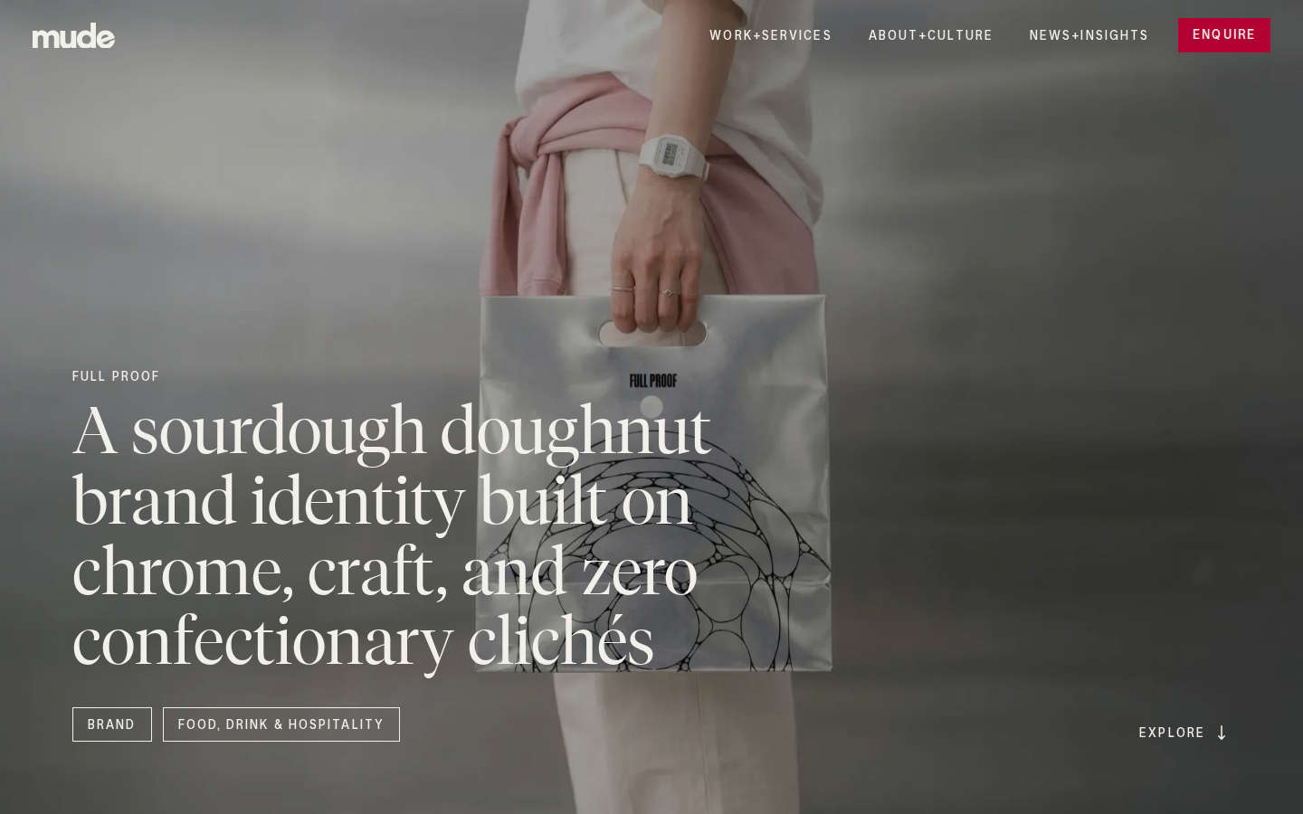 Screenshot of Full Proof: a Potts Point sourdough doughnut brand