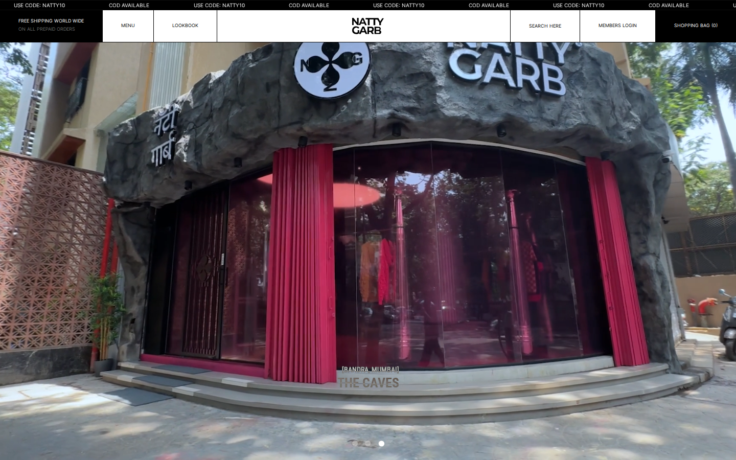 Screenshot of NATTY GARB