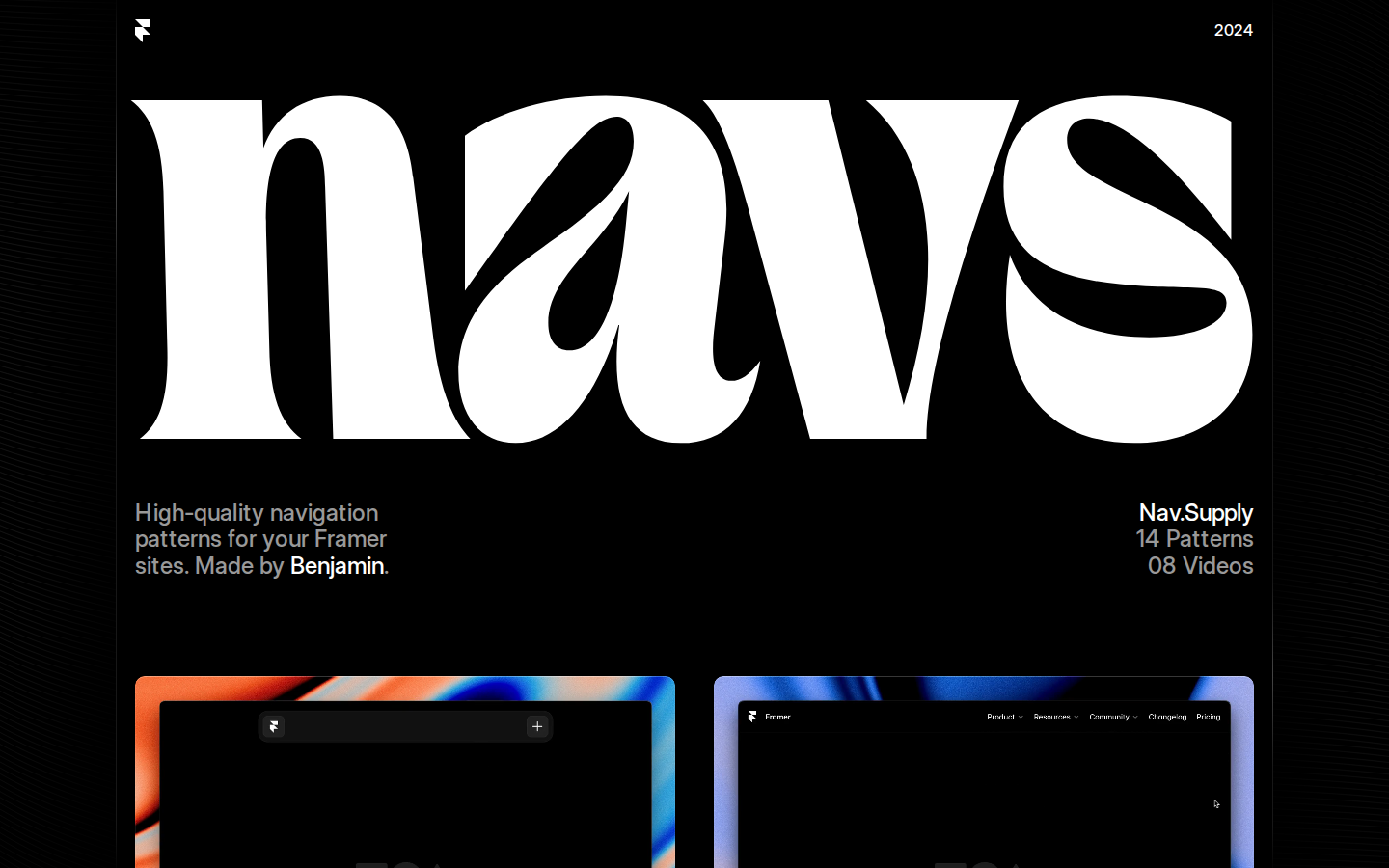Screenshot of Nav.Supply