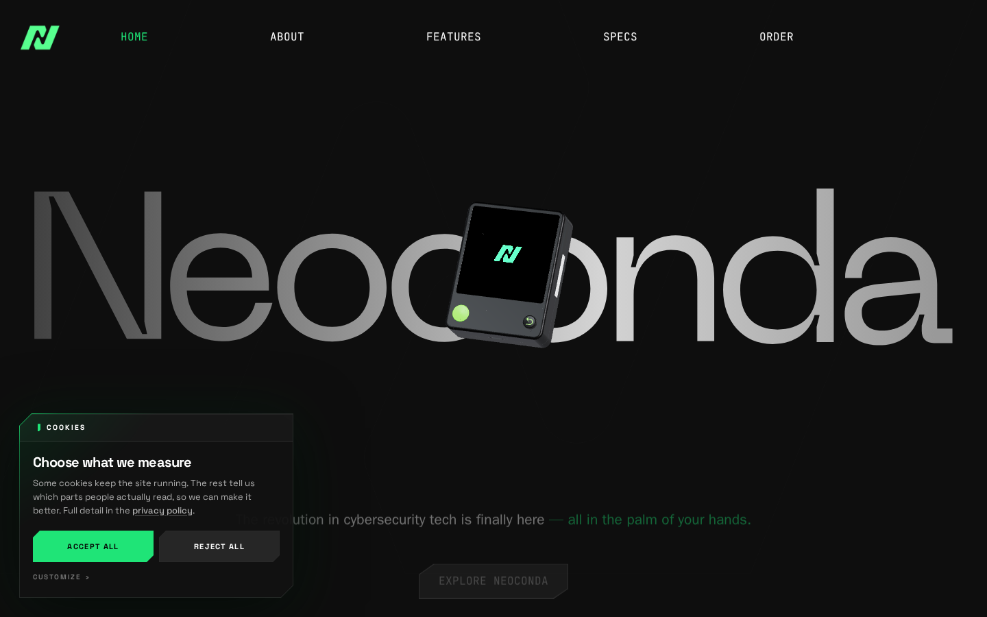 Screenshot of Home