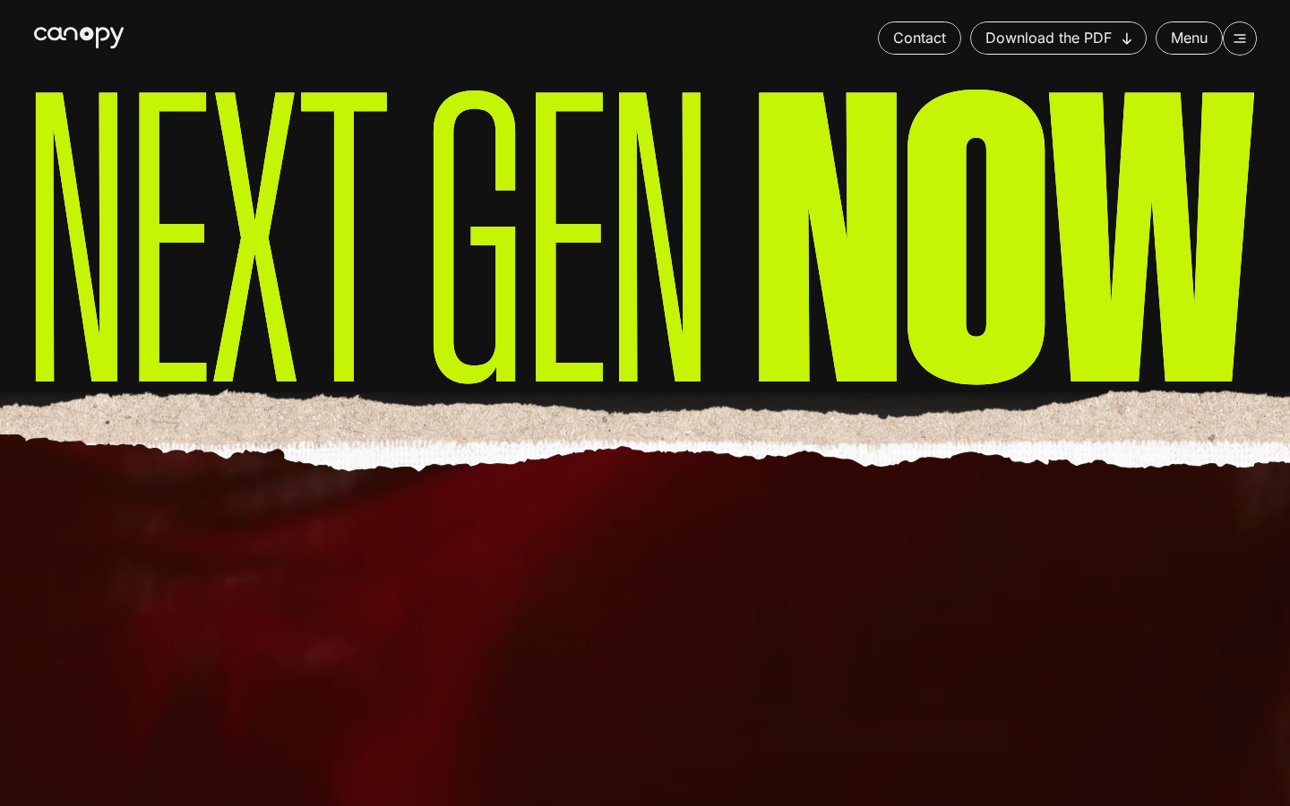 Screenshot of NEXT GEN Solutions to make packaging and textiles