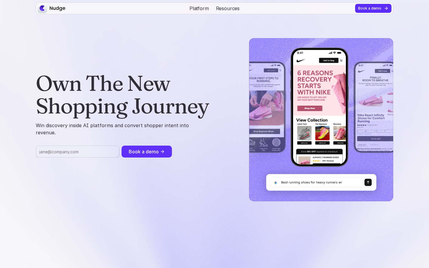 Screenshot of Nudge
