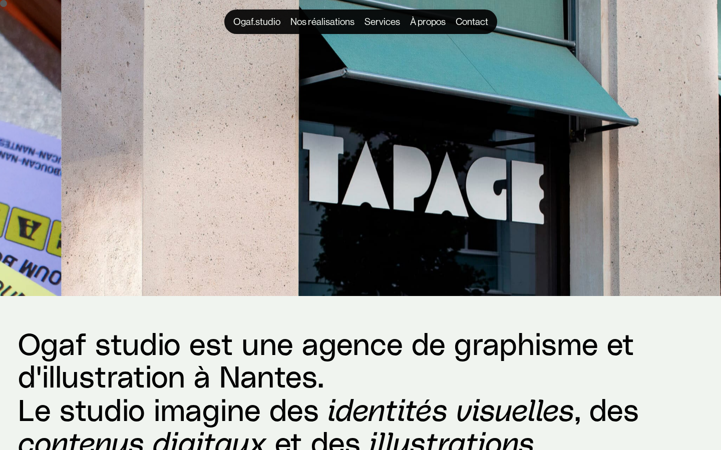 Screenshot of Ogaf Studio