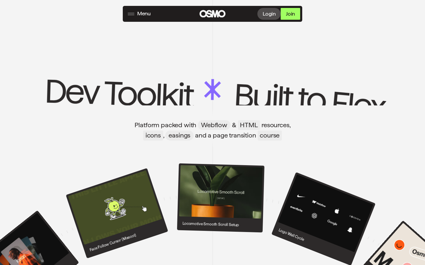 Screenshot of Osmo