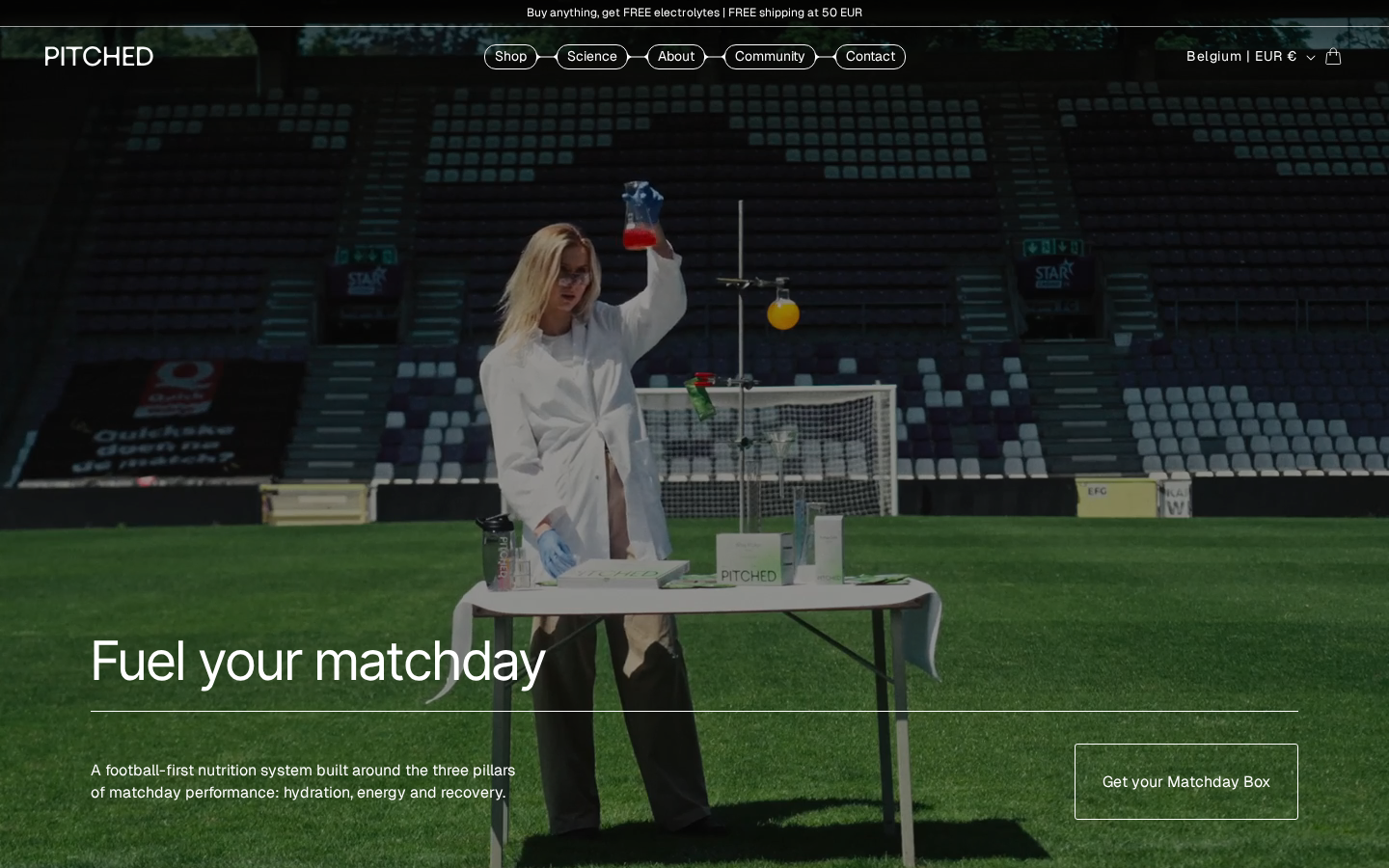 Screenshot of Pitched