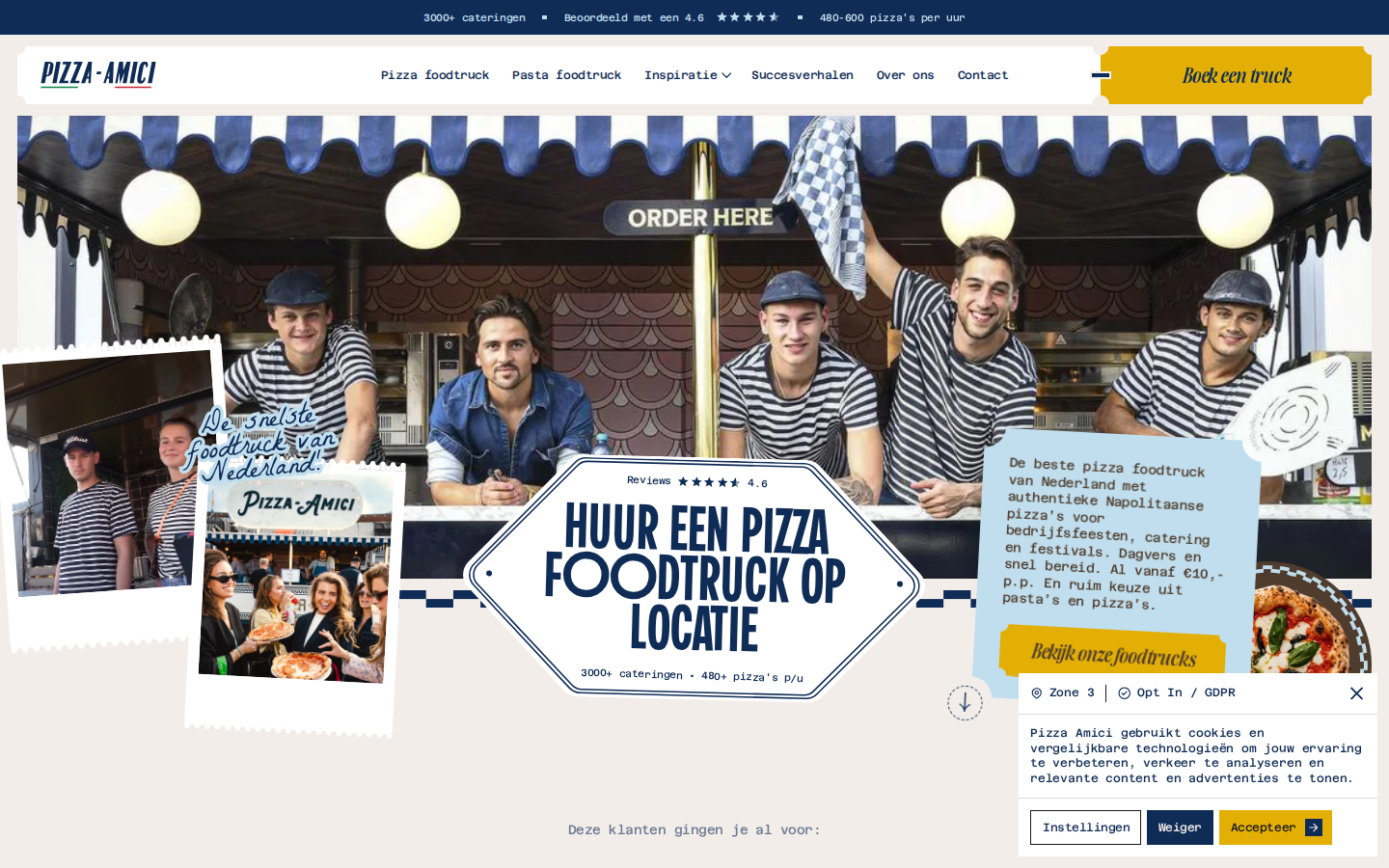 Screenshot of Pizza foodtruck