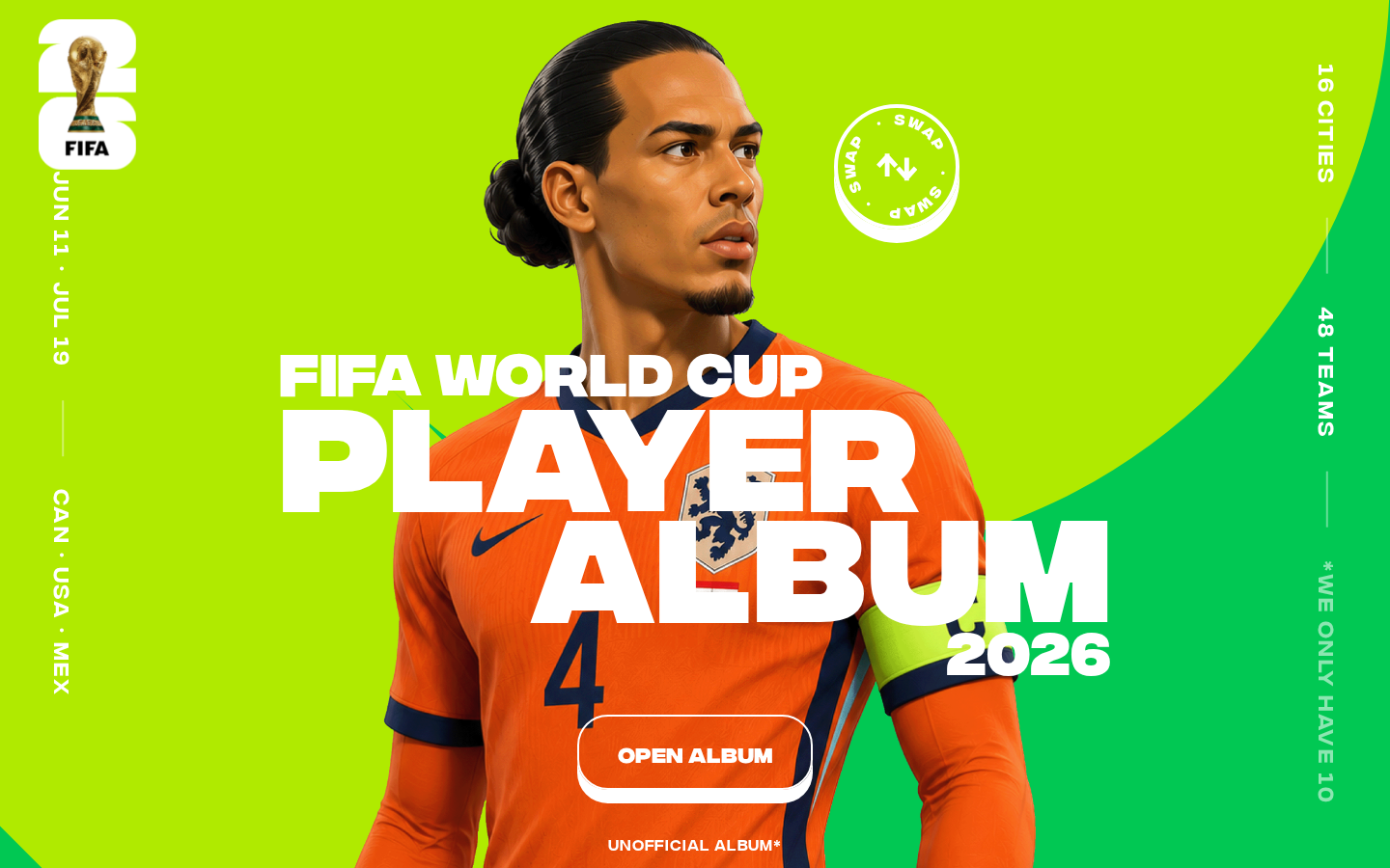 Screenshot of World Cup 2026