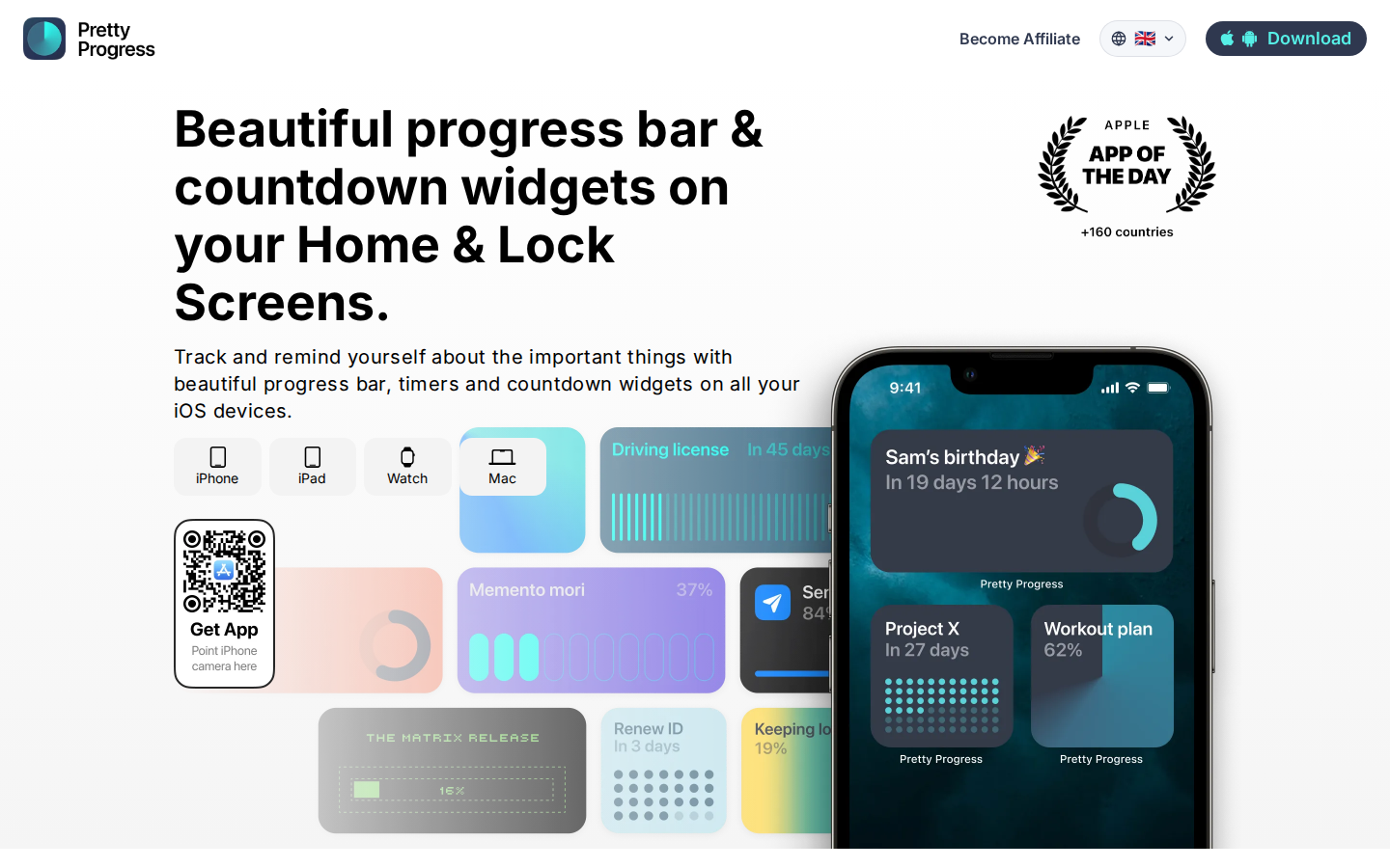 Screenshot of Pretty Progress