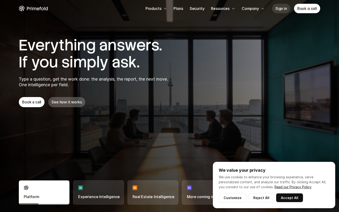 Screenshot of Primefold