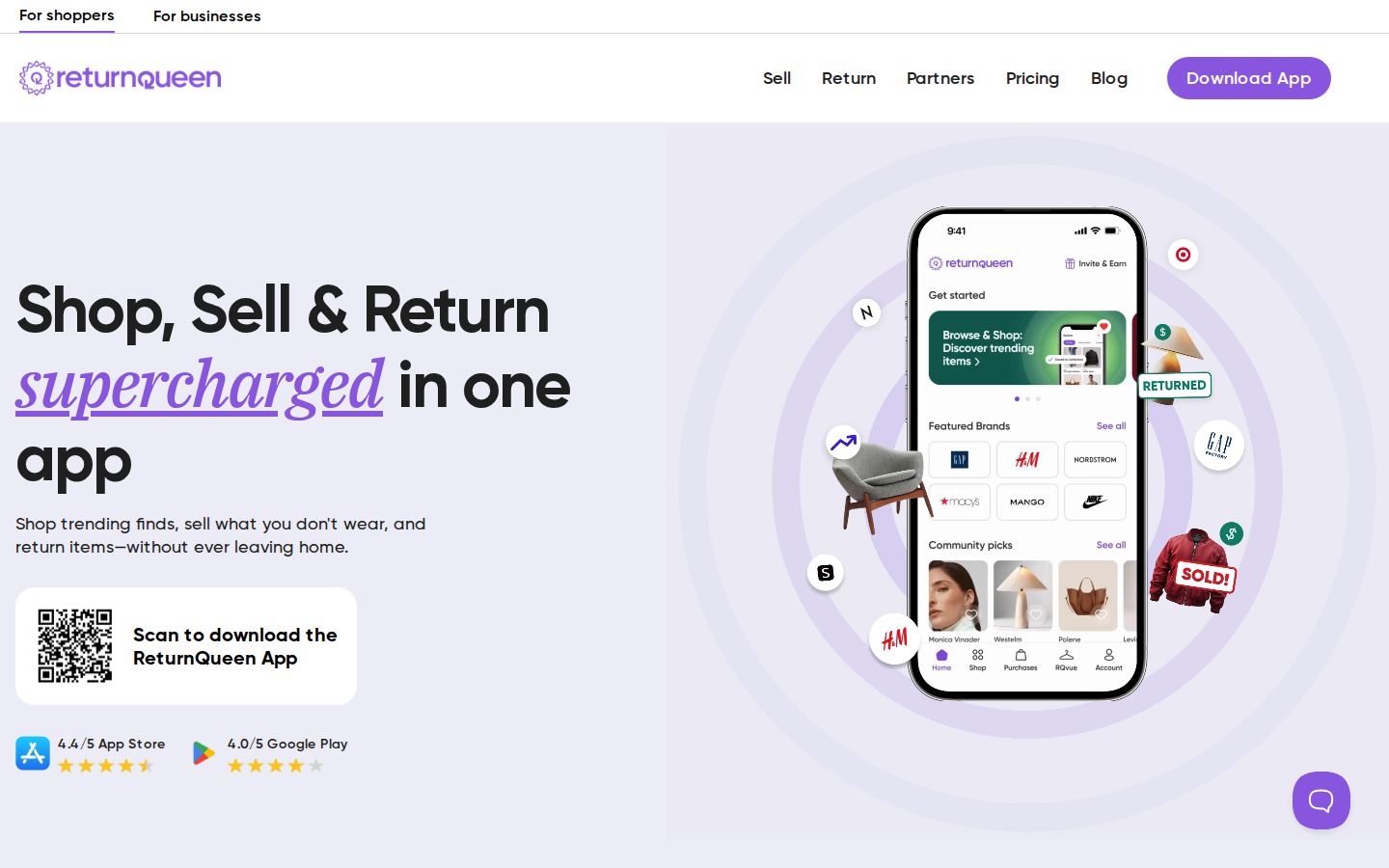 Screenshot of ReturnQueen