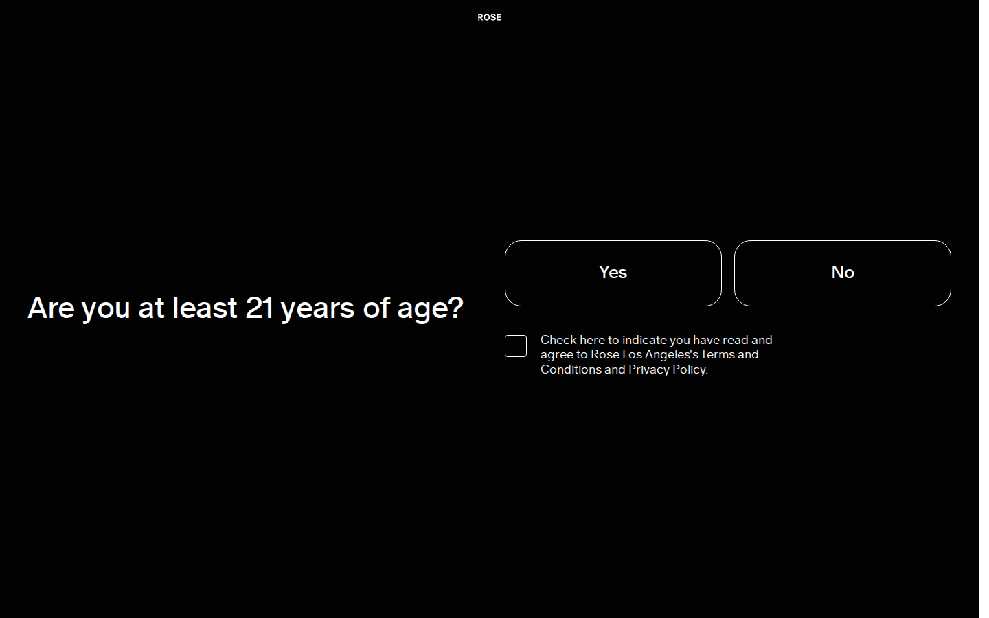 Screenshot of Rose Los Angeles
