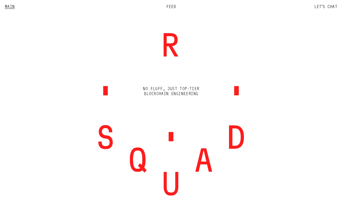Screenshot of RSquad Blockchain Lab