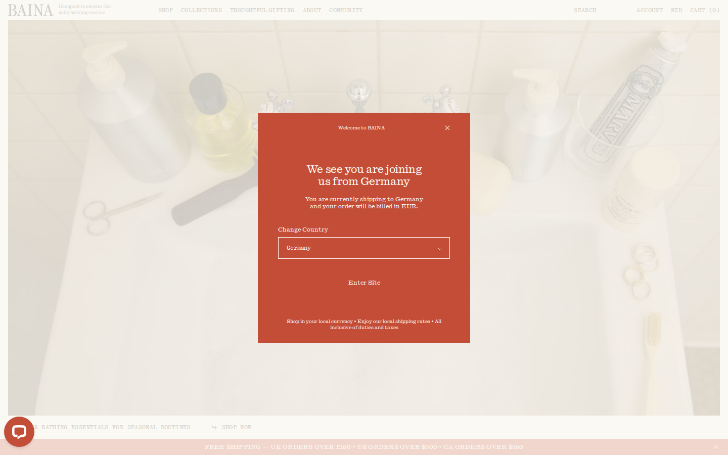 Screenshot of BAINA