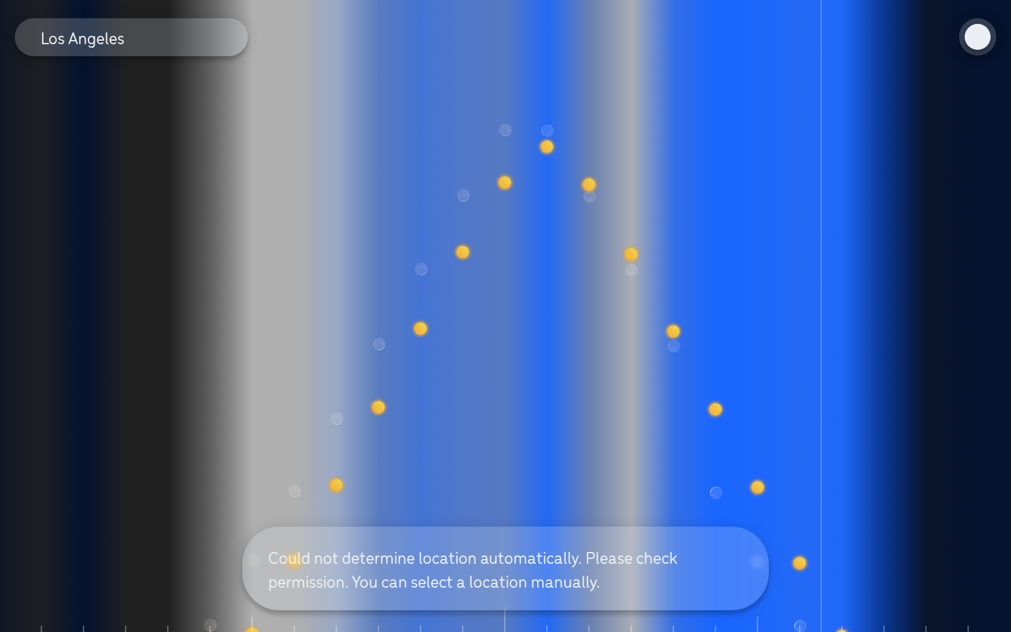 Screenshot of Sky Clock